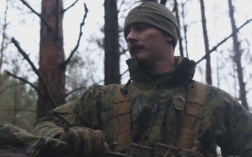 U.S. Marines, Sailors arrive and establish bivouac sites for blateral exercise in Finland