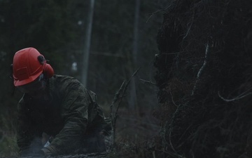 U.S. Marines execute log operations during bilateral exercise