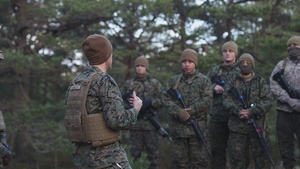 U.S. Navy chaplain prays with Marines and Sailors during European deployment
