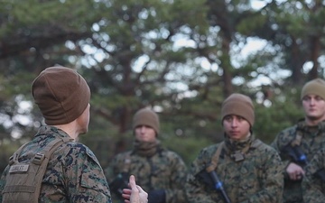 U.S. Navy chaplain prays with Marines and Sailors during European deployment