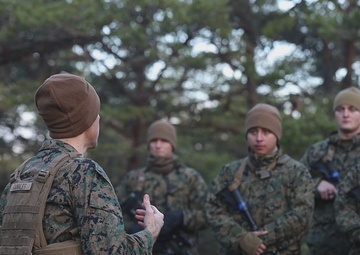 U.S. Navy chaplain prays with Marines and Sailors during European deployment