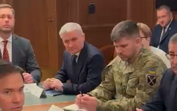 Secretary of State Marco Rubio and Secretary of the National Security and Defense Council of Ukraine Rustem Umerov Remarks to the Press before their meeting.
