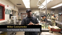 Chef Mike Castaneda Visits 75th FA BDE