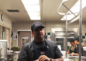 Chef Mike Castaneda Visits 75th FA BDE