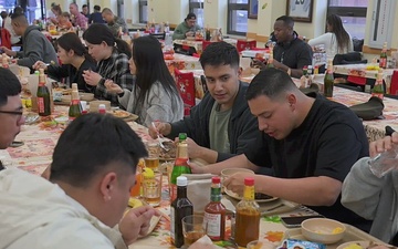 541st Field Feeding Company hosts Thanksgiving lunch at Camp Humphreys