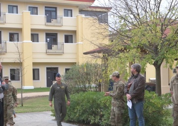 Aviano Dorms "Wyvern Wellness" Room/ Ribbon Cutting Event