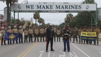 MCRD Parris Island Army Vs Navy Shoutout