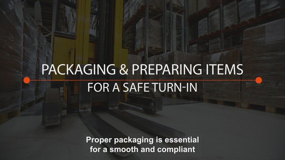 DVIDS - Video - Packaging and Preparing Items For Safe Return