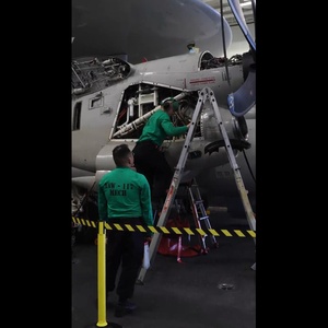 Abraham Lincoln conducts routine operations