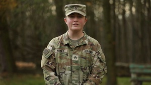 Dogface Soldier holiday shoutout - Staff Sgt. Alana Harold