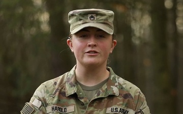 Dogface Soldier holiday shoutout - Staff Sgt. Alana Harold