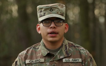 Dogface Soldier holiday shoutout - Pfc. Christopher Calero