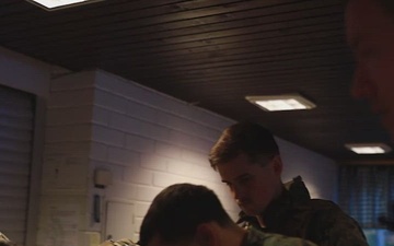 U.S. Sailors use Battlefield Assisted Trauma Documentation Kit for simulated casualty during European deployment