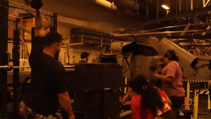 Abraham Lincoln conducts routine operations