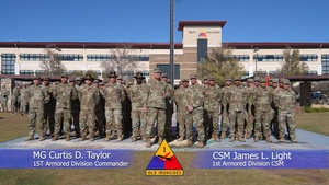 1st Armored Division Leaders Rally with Iron Heroes – Go Army, Beat Navy