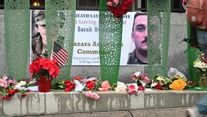 Public honors U.S. Army Spc. Beckstrom and Air Force Staff Sgt. Wolfe