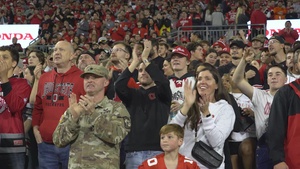2025 Ohio State military appreciation football game honors service members, veterans