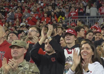 2025 Ohio State military appreciation football game honors service members, veterans