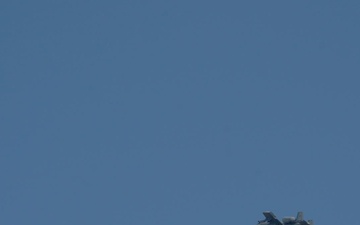 B-roll of A-10 Thunderbolt IIs flying over Michigan for Exercise Northern Strike 25-2