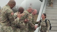 277th Maintenance Company Soldiers Return from Southern Border Mission (B-Roll)