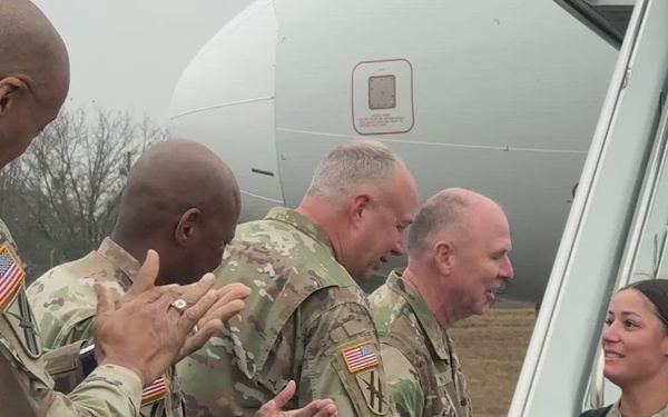 277th Maintenance Company Soldiers Return from Southern Border Mission (B-Roll)