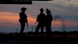B-roll of 509th and 442nd Wing EOD Airmen conducting night vision skills during Exercise Northern Strike 25-2