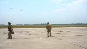 B-roll of 131st Bomb Wing members and joint partners participating in Northern Strike 25-2