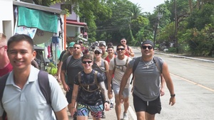 MRF-SEA Marines, Sailors Hike to Mount Samat Shine of Valor during Bataan Death March PME