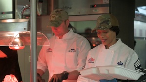 Aviano leadership serves Thanksgiving lunch