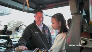 USAG Humphreys Fire Department recognizes annual fire safety poster contest winner