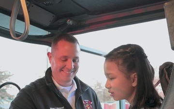 USAG Humphreys Fire Department recognizes annual fire safety poster contest winner