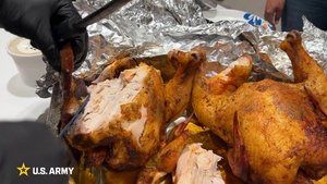 Thanksgiving Potluck with the 93rd MP Battalion