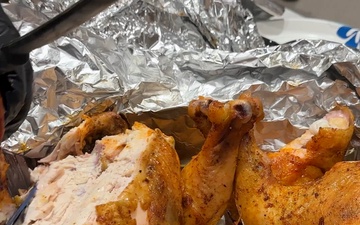 Thanksgiving Potluck with the 93rd MP Battalion