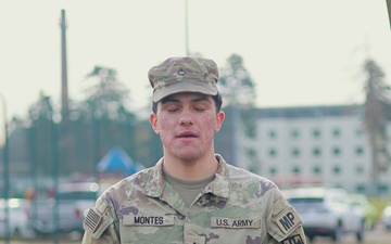 Pfc. Jordan Montes Holiday Greeting