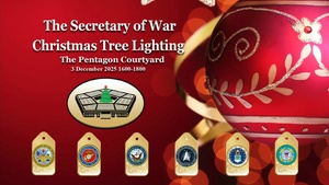 Hegseth Hosts Pentagon Tree Lighting