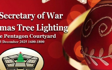 Hegseth Hosts Pentagon Tree Lighting