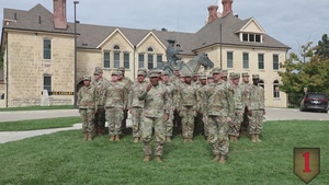 1ID Go Army Beat Navy Shout Out Video