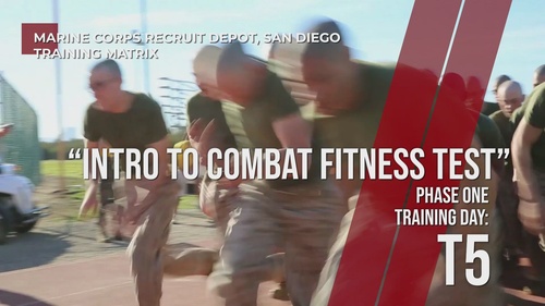 Intro to Combat Fitness Test, Combat Care - Day T5, Phase One, MCRDSD Training Matrix