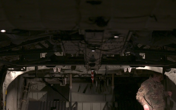 37 AS dominates night skies at Ramstein AB B-Roll