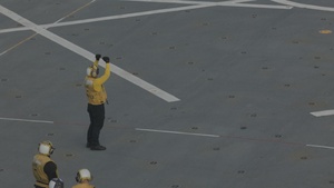 B-Roll: 11th MEU Marines and Sailors conduct deck landing qualifications aboard USS Portland