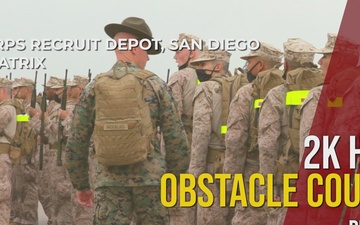 2K Hike, Obstacle Course II - Day T9, Phase One, MCRDSD Training Matrix