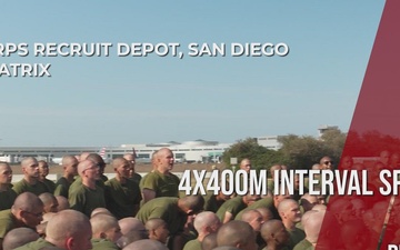 4x 400M Sprints, BASES I - Day T7, Phase One, MCRDSD Training Matrix