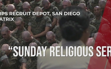 Religious Services - Sunday Training Days, MCRDSD Training Matrix