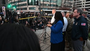 D.C. National Guard Joins FBI Director, MPD, and D.C. Mayor During Press Conference