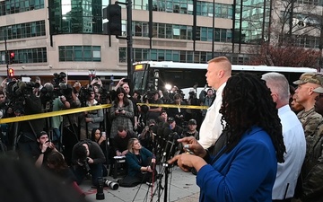 D.C. National Guard Joins FBI Director, MPD, and D.C. Mayor During Press Conference