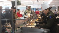 Fort McCoy Garrison leaders serve up holiday meal, Part 1