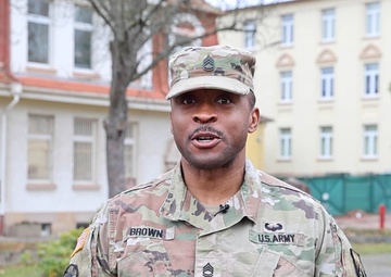 Sgt. First Class Kendrick Brown Holiday Greeting