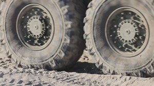 11th MEU Marines and Sailors embark equipment prior to a ship to shore movement