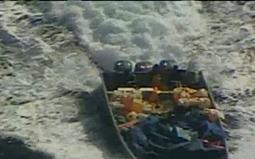 Pursuit of suspected go-fast drug vessel in the Eastern Pacific