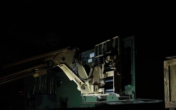 U.S. Marine provide logistical support and security for battle aid station during bilateral training exercise